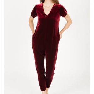 Smash Tess Velvet Jumpsuit